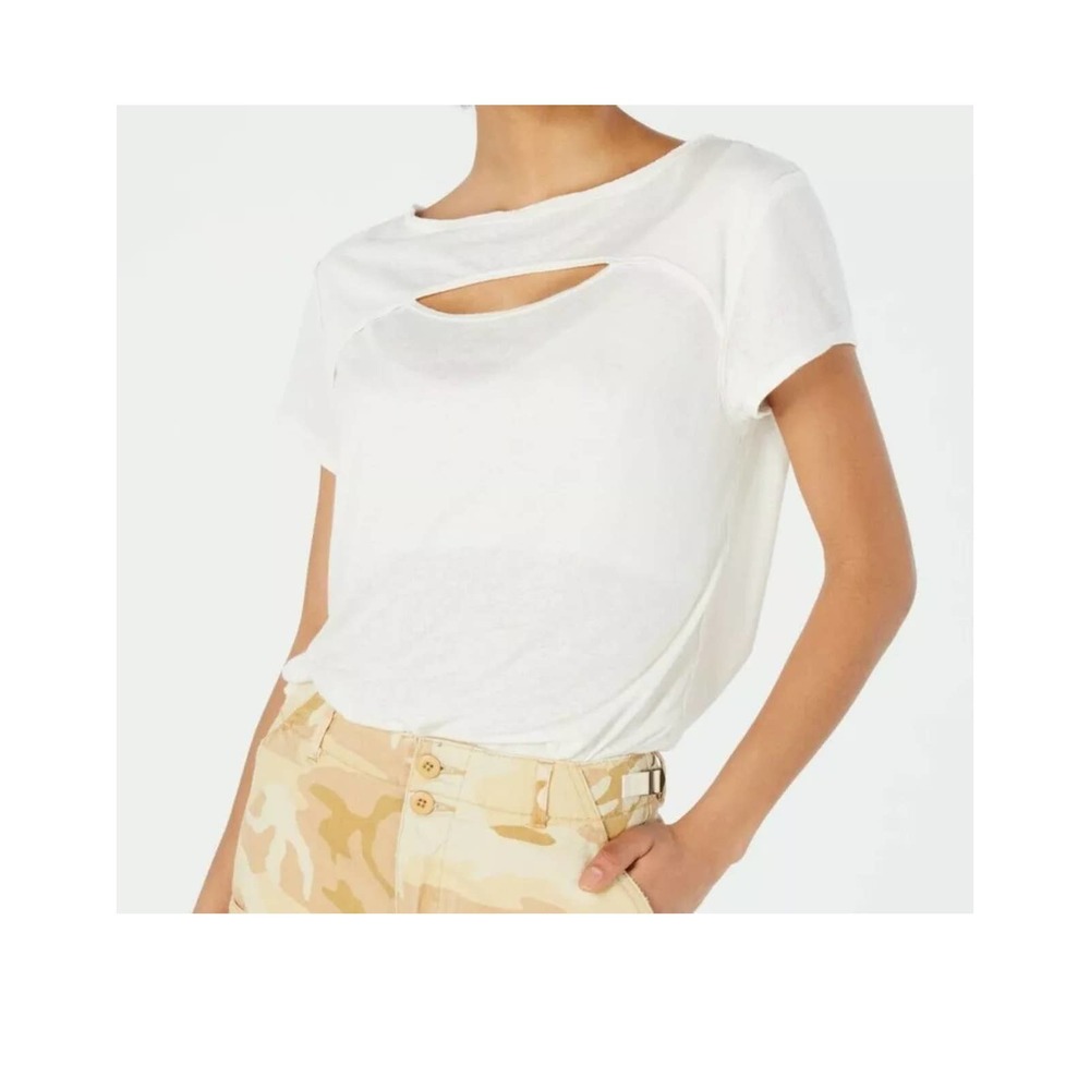 Free People Women's Top Optic White